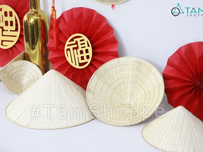 Nón lá trang trí hàng đẹp nhiều cỡ NON-T-01